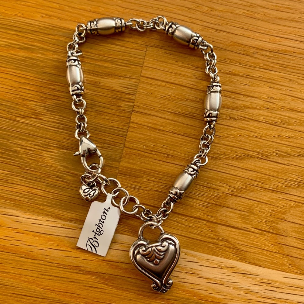 NWT Brighton Silver Heart Bracelet